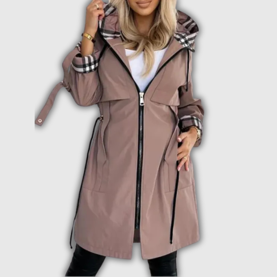 Nora | Hooded Zip Coat