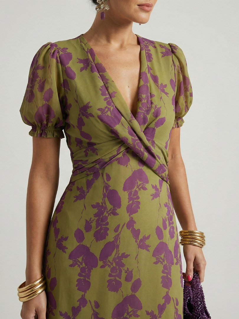 Estelle | Relaxed Floral Midi Dress