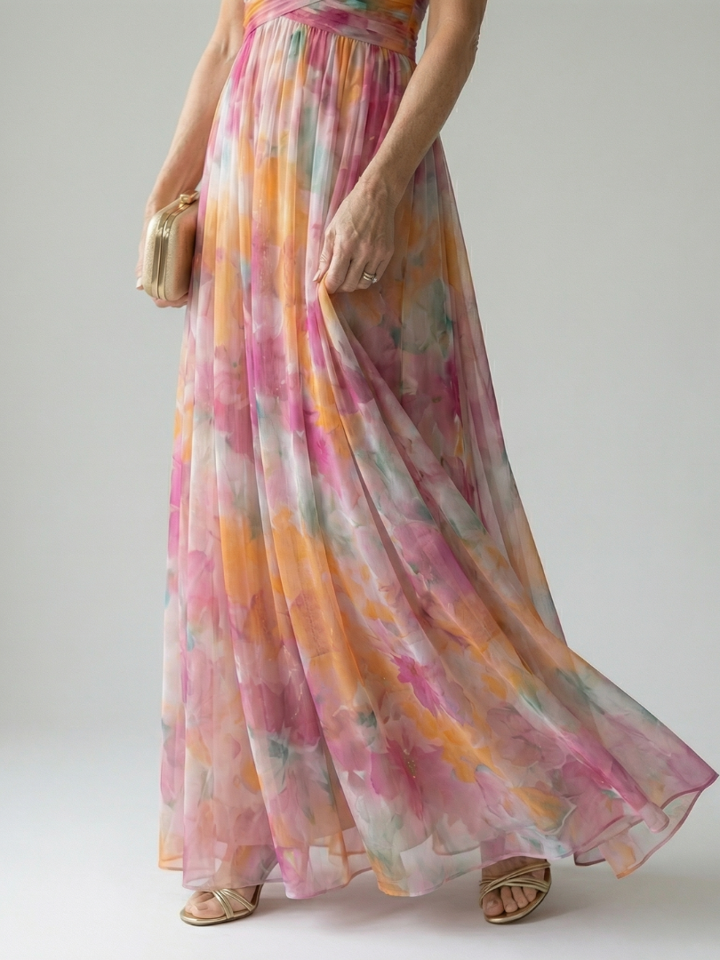 Delphine | Soft Wrap Maxi Dress