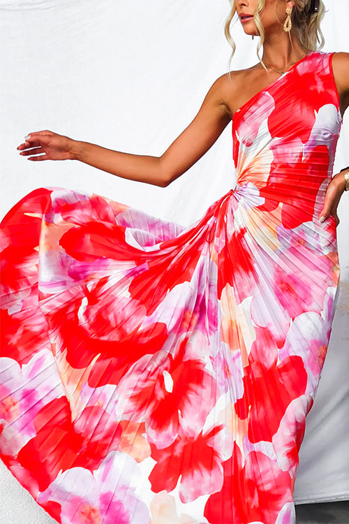 Juliette | Pleated One-Shoulder Dress