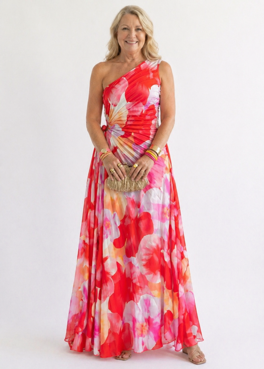 Sienna | Vibrant Tropical Evening Dress