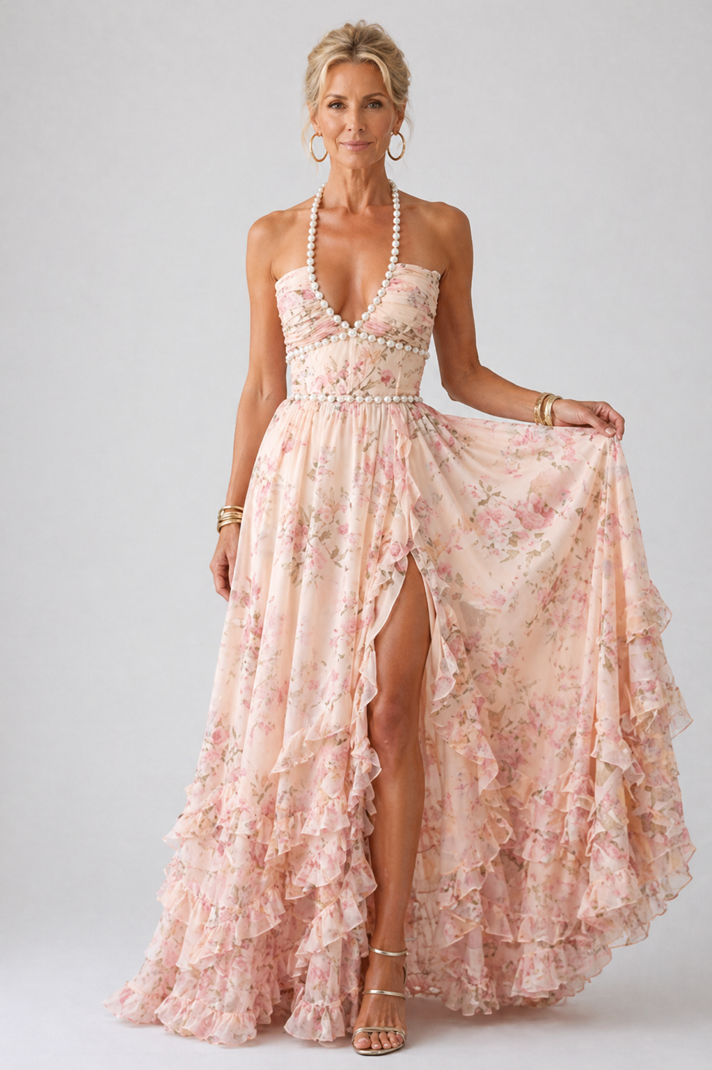 Dahlia | Elegant Minimalist Maxi Dress