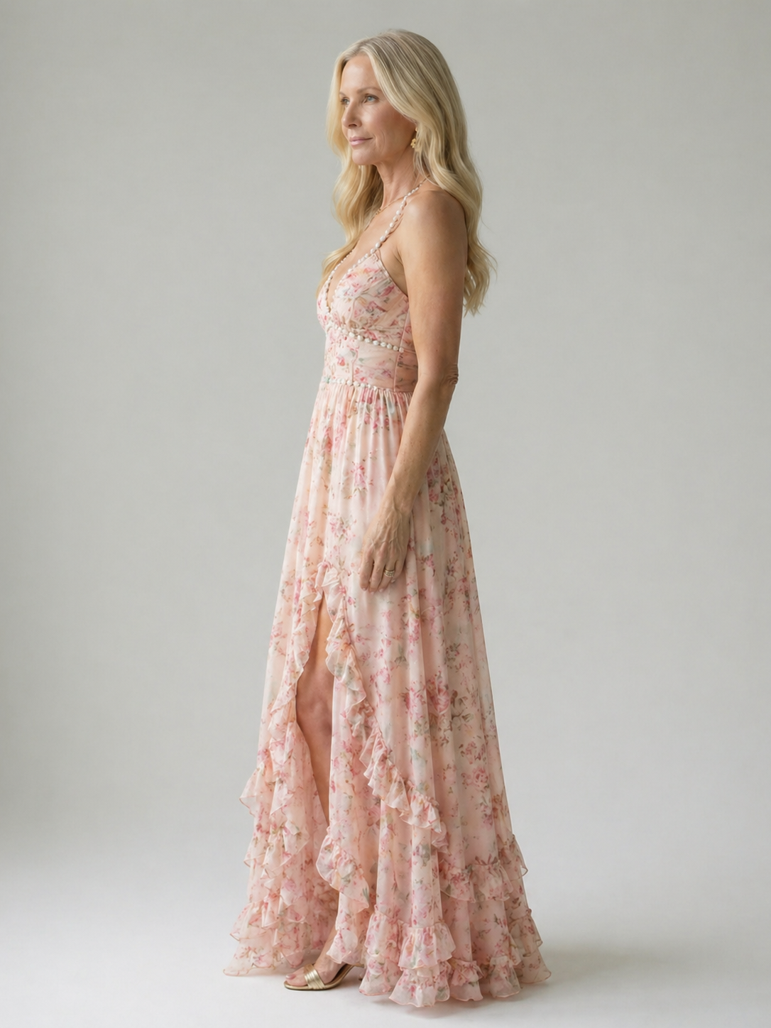 Dahlia | Elegant Minimalist Maxi Dress
