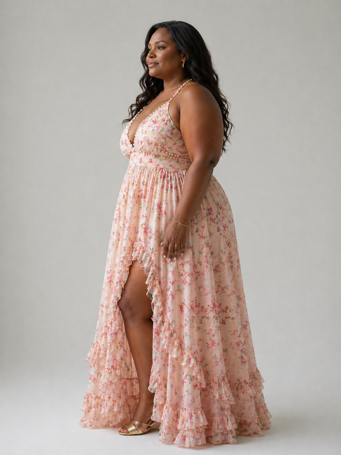 Dahlia | Elegant Minimalist Maxi Dress