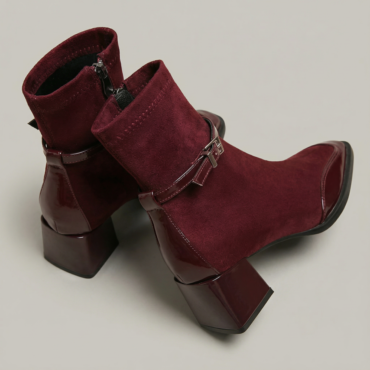 Remarie - Eco-Suede Ankle Boots
