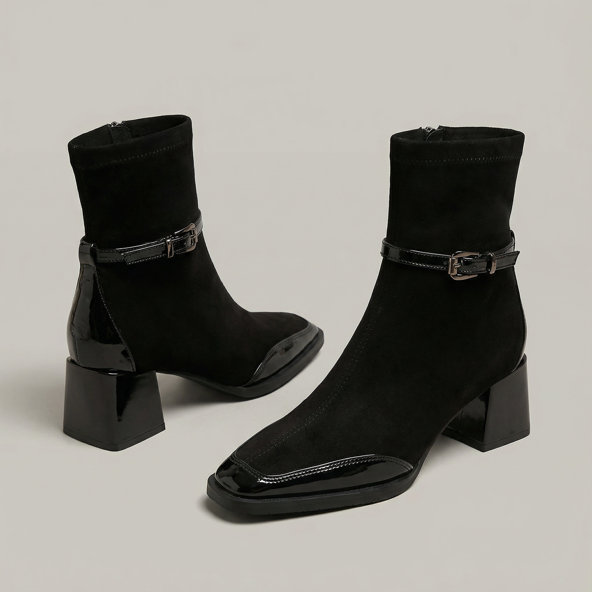 Remarie - Eco-Suede Ankle Boots