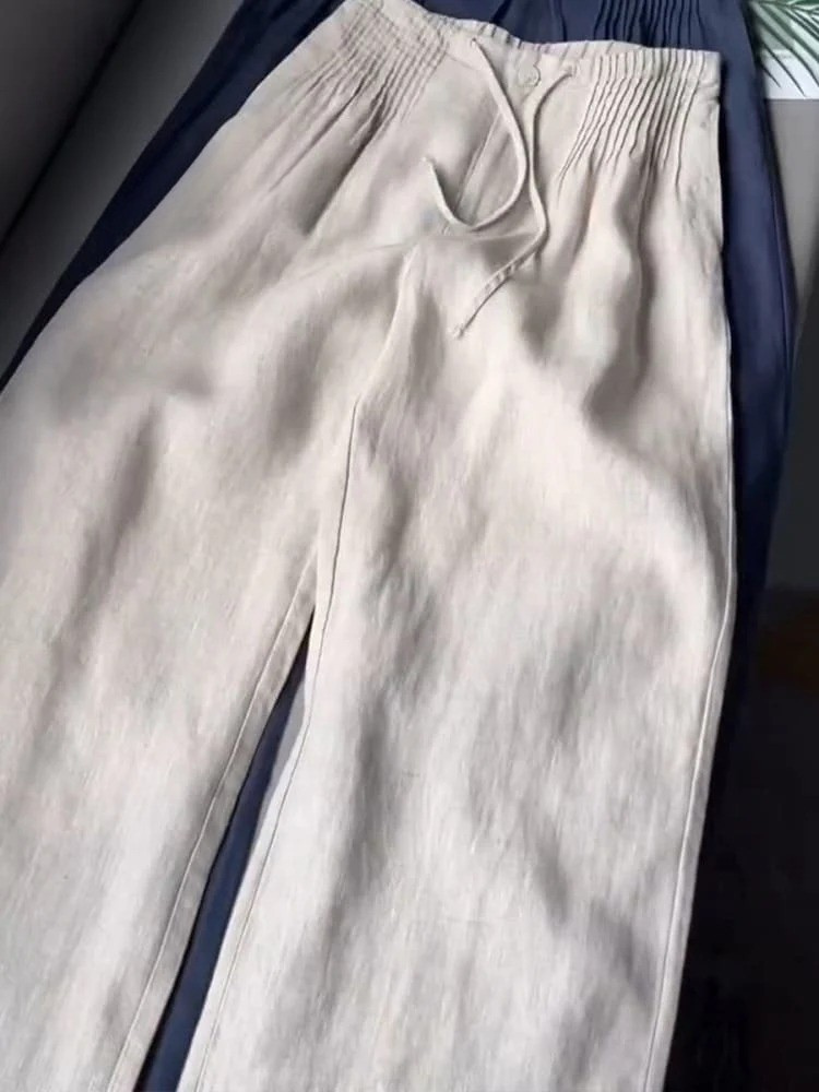 Kat – Breathable Linen Blend Summer Trousers
