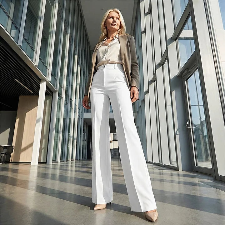 Harrah – High-Waisted Tailored Pants