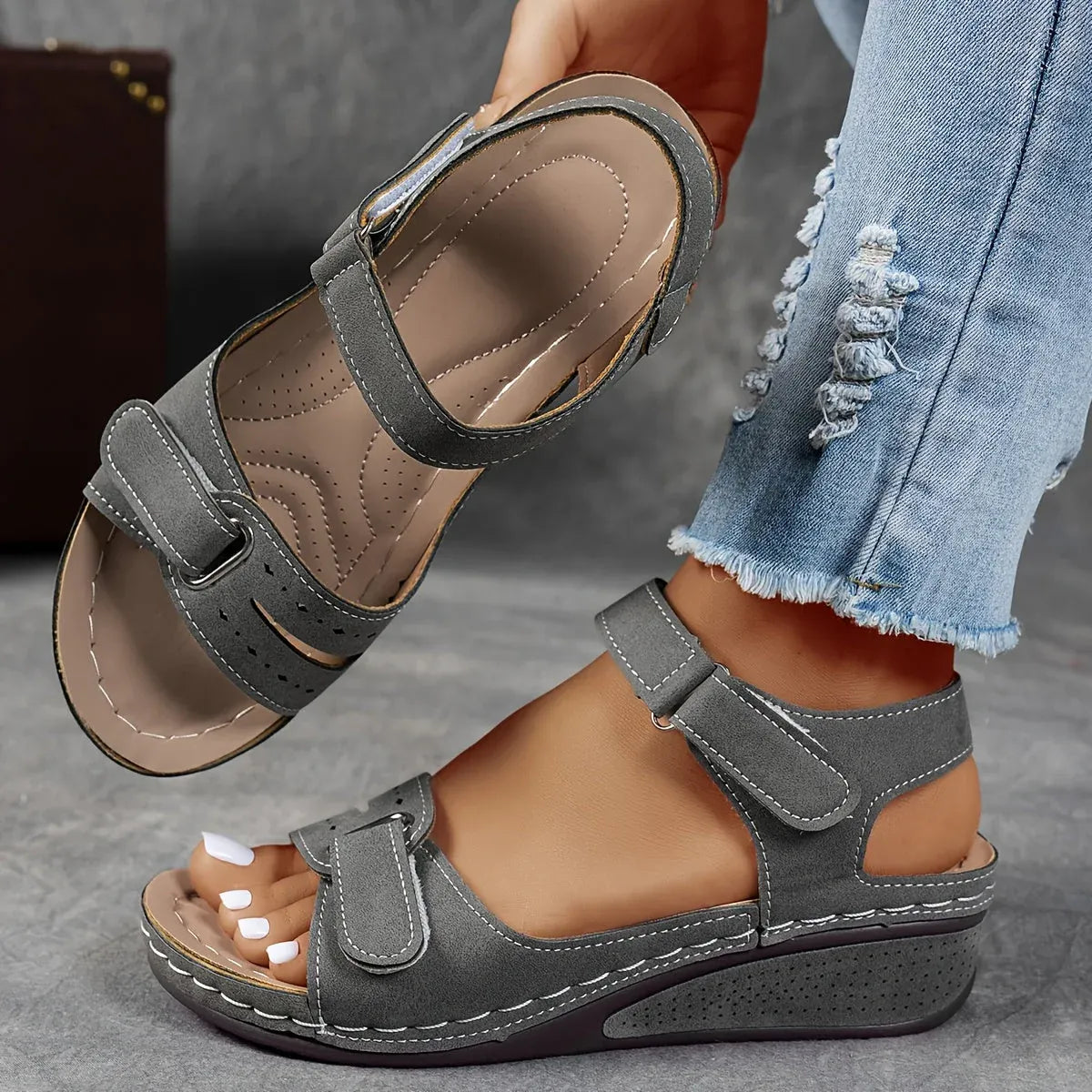 Cherry – Elegant Orthopedic Sandals